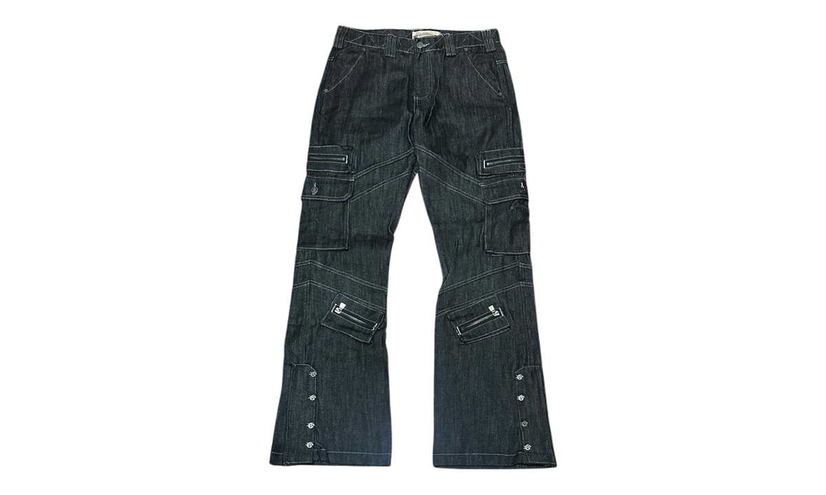 Godspeed Rockstar Flare Raw Black Cargo Pants
