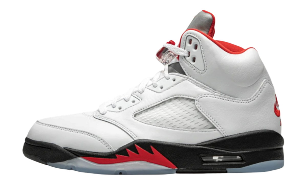 Jordan 5 Retro Fire Red Silver Tongue (2020)