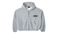 Eternal Flare Grizzly Zip-Up Grey Hoodie