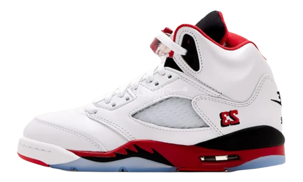 Jordan 5 Retro Fire Red Black Tongue (2025) (GS)