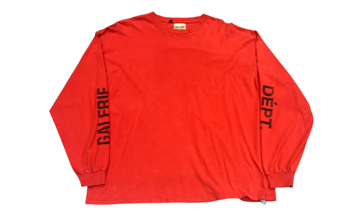 Gallery Dept Red Longsleeve T-Shirt (PreOwned)