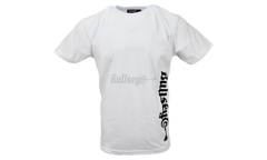 Bullseye Vertical Logo White T-Shirt