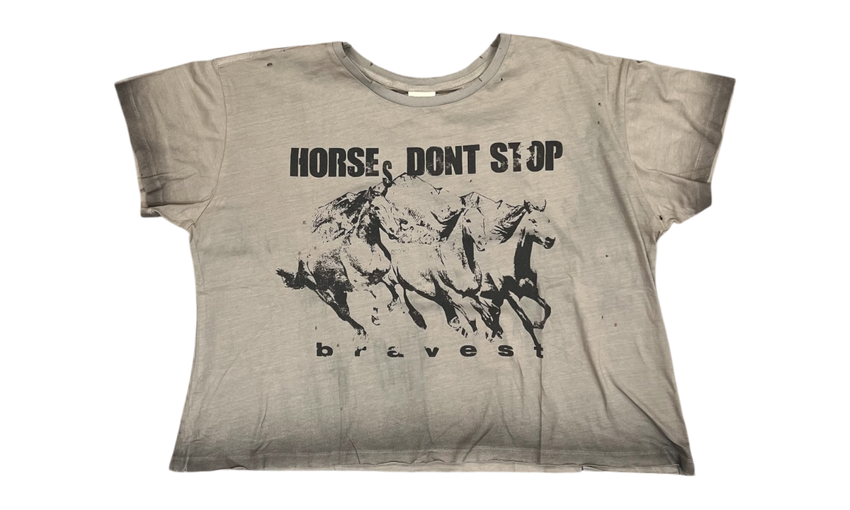 Bravest Studios Horses Don't Stop T-Shirt