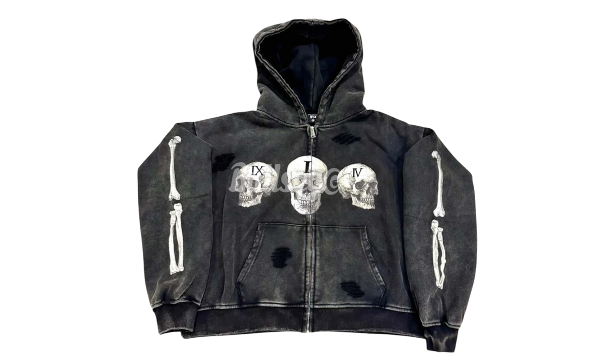 Floor 914 Skull Zip-Up Hoodie
