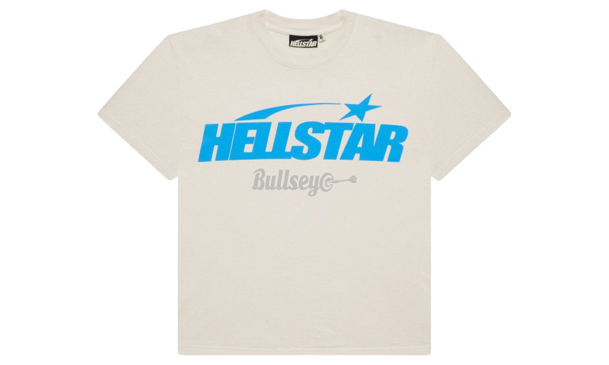 Hellstar Classic T-Shirt (Regular Logo) White/Blue