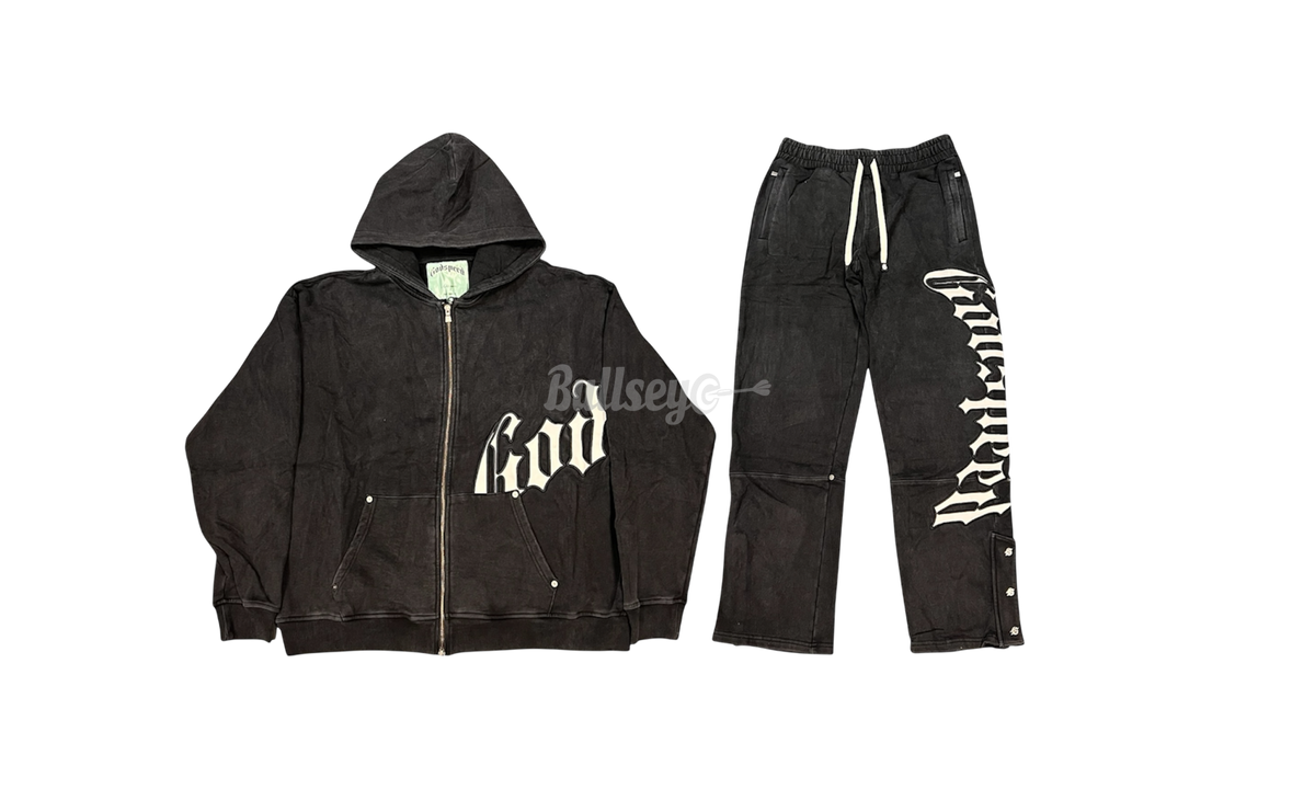 Godspeed OG Logo Washed Black Boom Sweatsuit