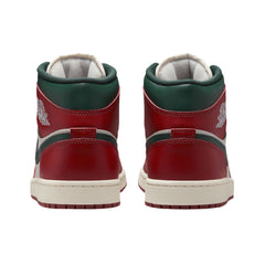 Jordan 1 Mid Redstone Midnight Green
