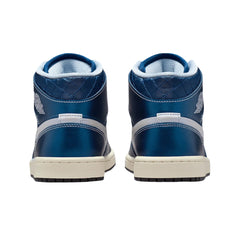 Jordan 1 Mid SE Metallic Blue Quilted (W)