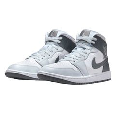 Nike Air Jordan 1 Mid White Smoke Grey (W)