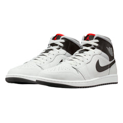 Jordan 1 Mid White Neutral Grey Infrared