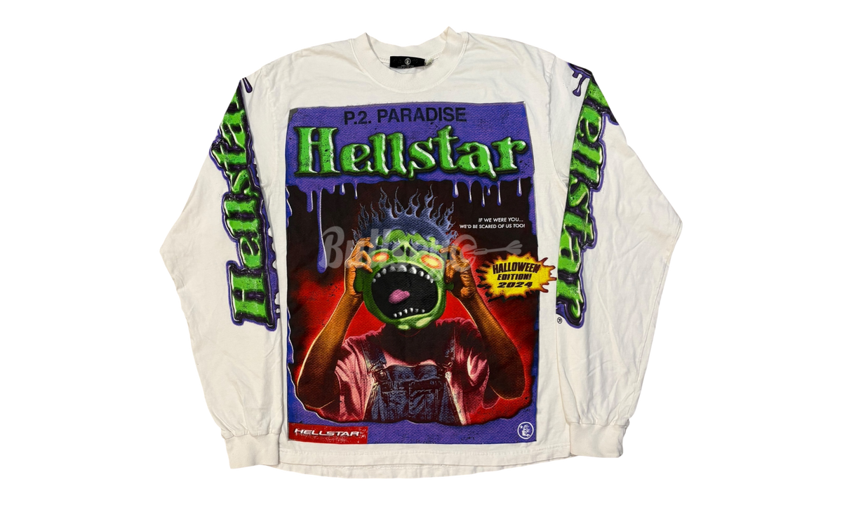 Hellstar Horrorbook White Longsleeve T-Shirt (PreOwned)