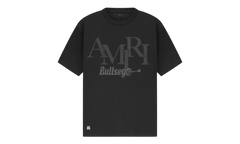 Amiri Staggered Logo Black/Black T-Shirt