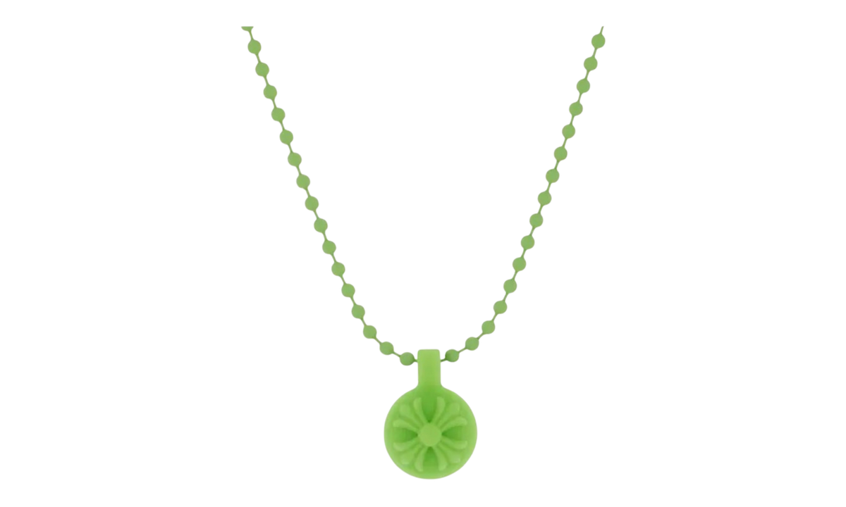 Chrome Hearts Green Crossball Charm