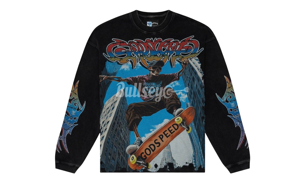 Godspeed Ollie Washed Black Thermal Longsleeve T-Shirt