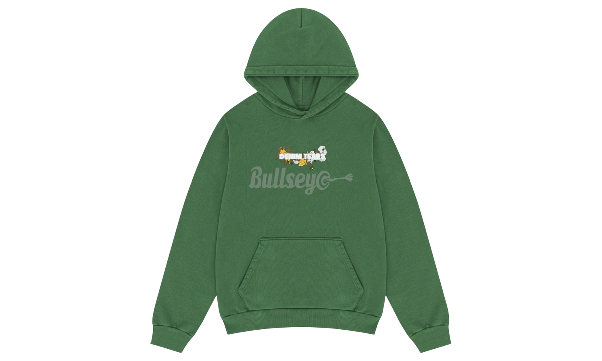 Denim Tears Embroidered Logo Green Hoodie