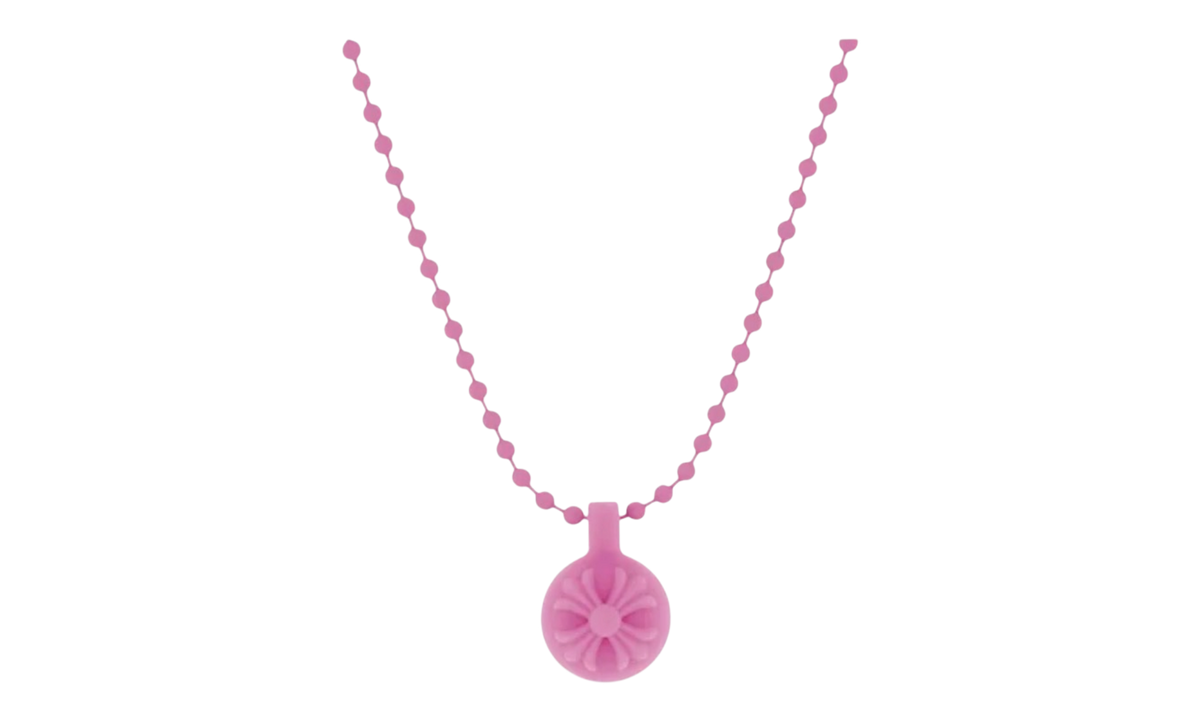 Chrome Hearts Pink Crossball Charm
