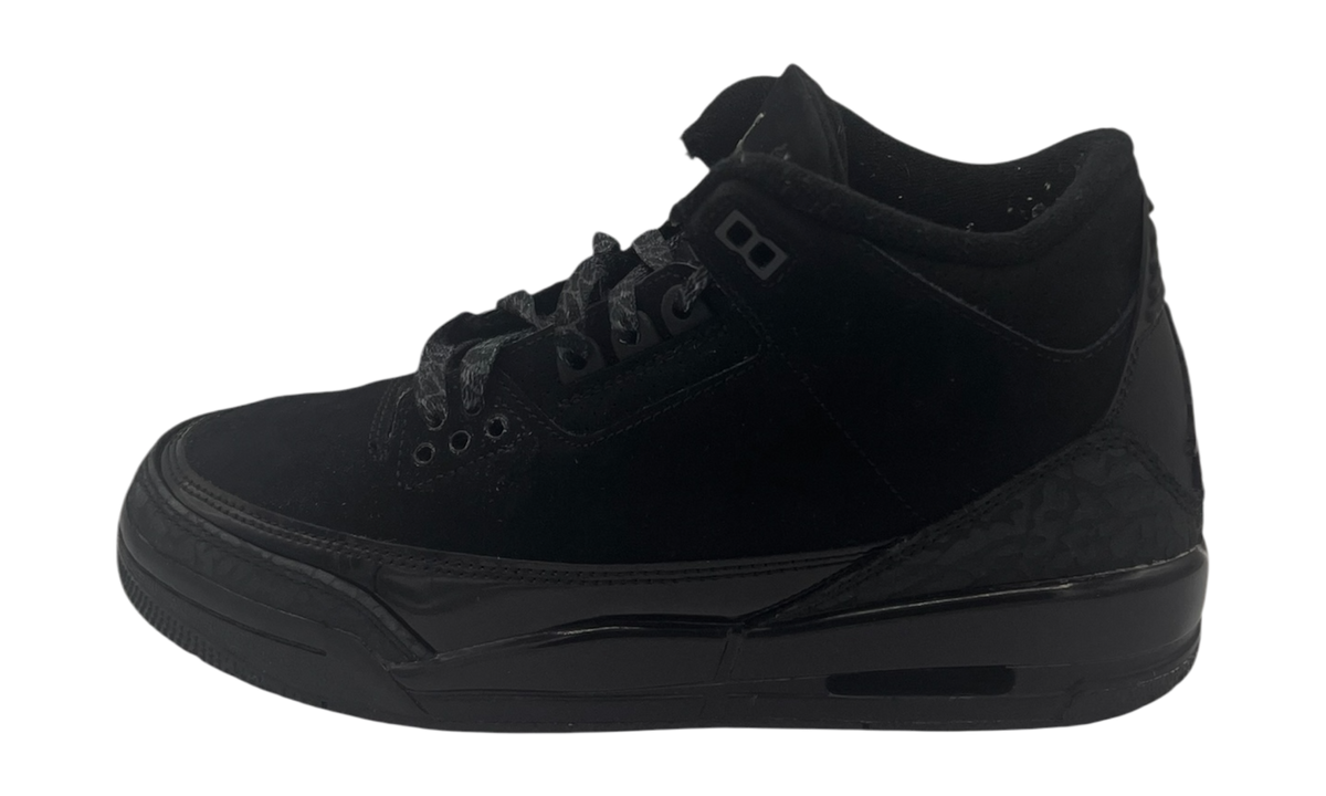 Jordan 3 Retro Black Cat (2025) (GS) (Preowned)