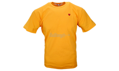 Comme Des Garcons PLAY Small Heart Orange T-Shirt