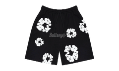 Denim Tears The Cotton Wreath Black Sweat Shorts