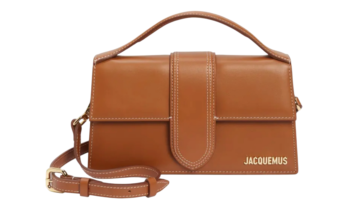 Jacquemus Le Grand Bambino Crossbody Strap Light Brown Handbag