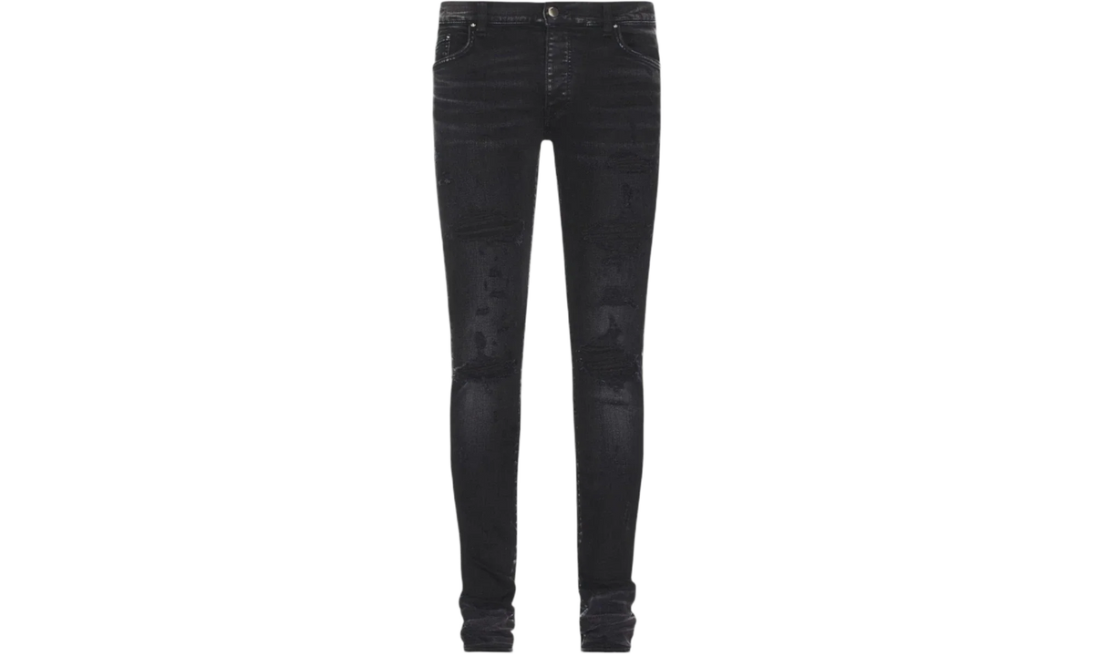 AMIRI Slim Fit Thrasher Plus Aged Jeans Black