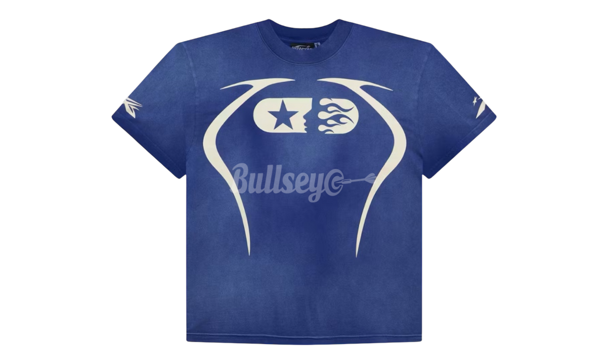 Hellstar Studios Warm Up T-Shirt Blue