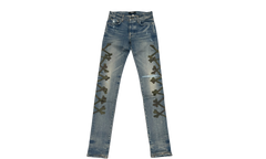AMIRI Clay Indigo Camo Bone Jeans