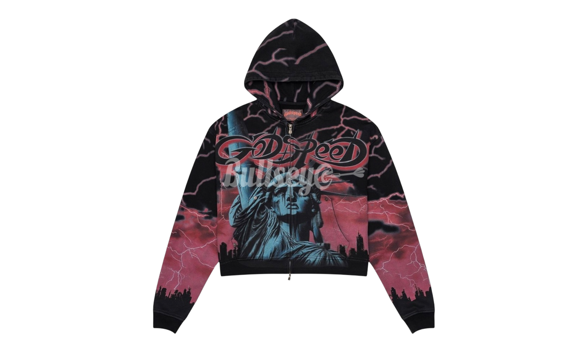 Godspeed Red Voltage Black Zip-Up Hoodie