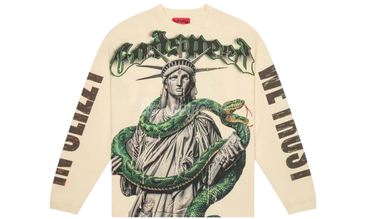 Godspeed Top 5 Slizzy L/S Boom T-shirt Bone (Preowned)