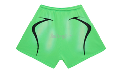 Hellstar Neon Green Warm Up Shorts