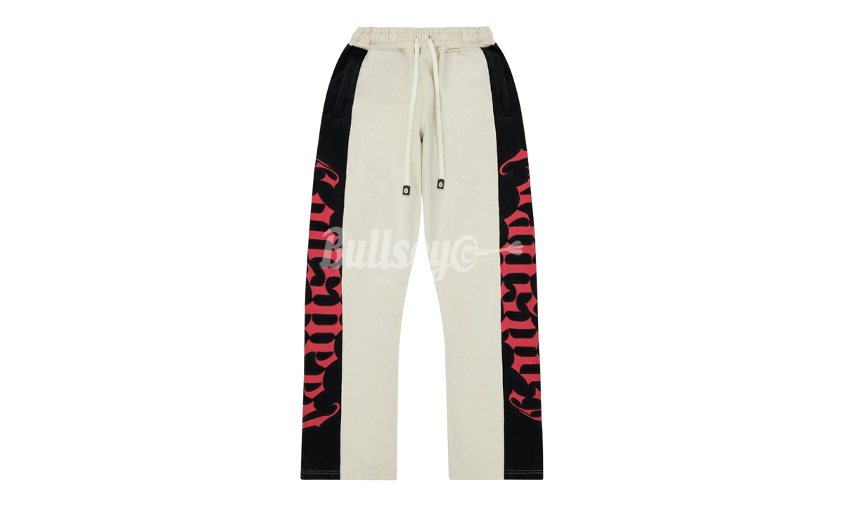 Godspeed Black/Bone/Red Courtside Sweatpants