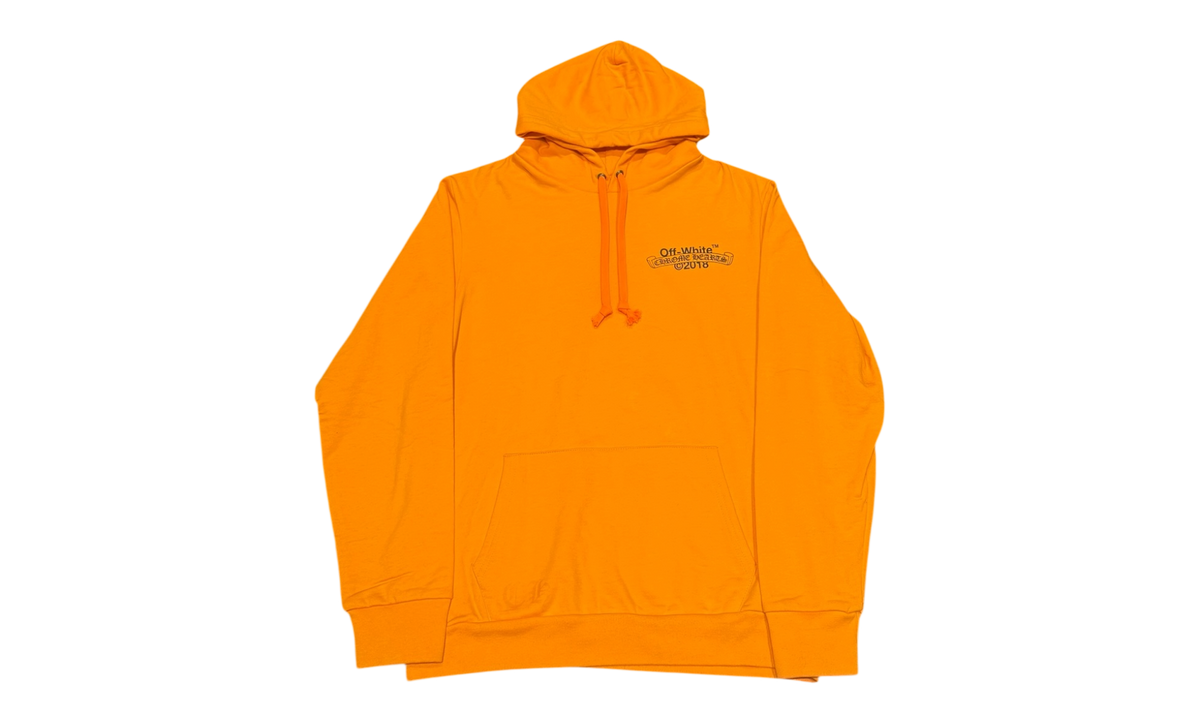 Chrome Hearts x Off-White Scroll Orange Hoodie (Replacement Strings)