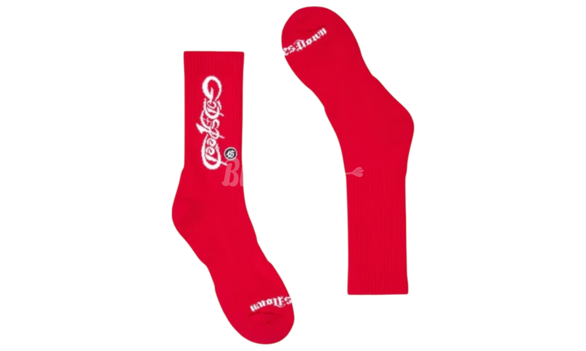 Godspeed New Age Logo Red Socks
