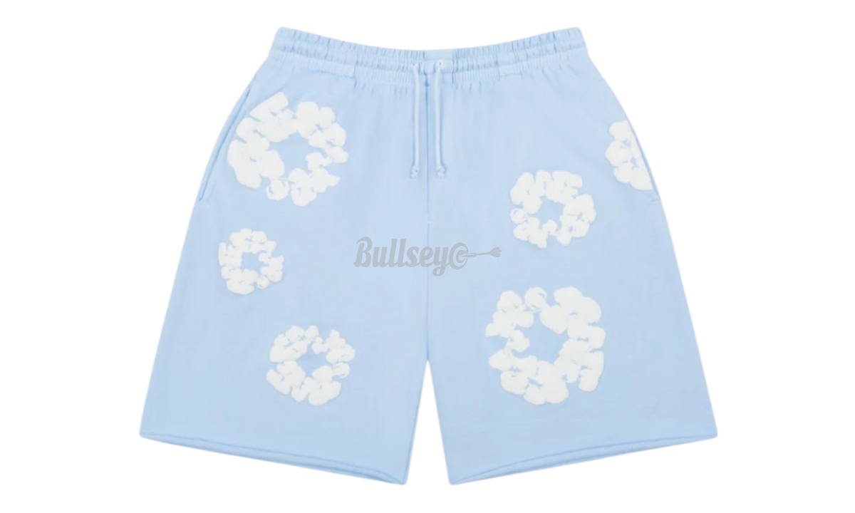 Denim Tears The Cotton Wreath Powder Blue Sweat Shorts