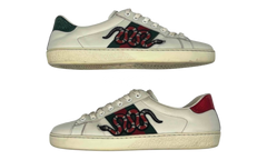 Gucci Ace Embroidered Snake (PreOwned) (Missing One Insole)