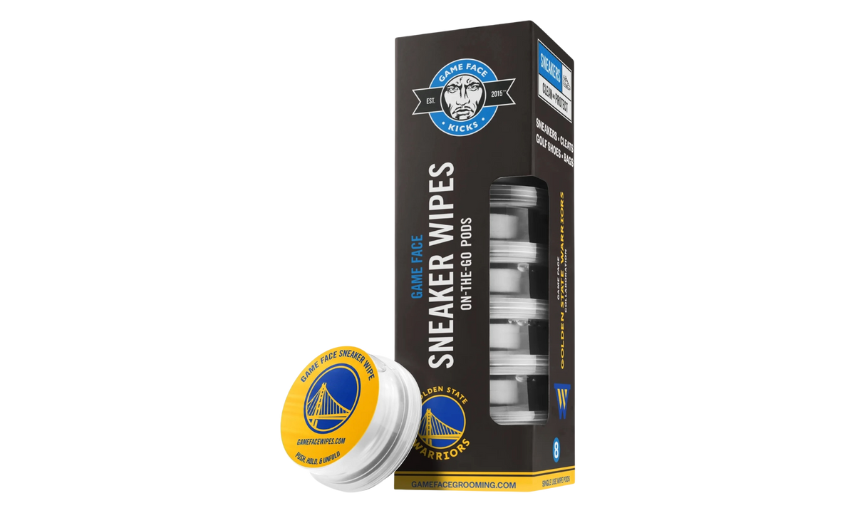 Game Face Kicks On-The-Go Sneaker Cleaning Wipes Warriors