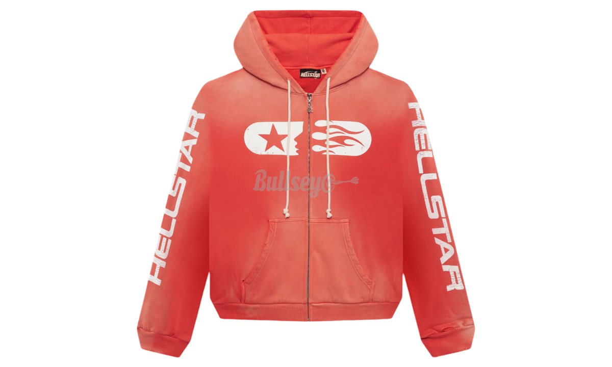 Hellstar Studios Red Zip-Up Hoodie