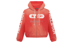 Hellstar Studios Red Zip-Up Hoodie