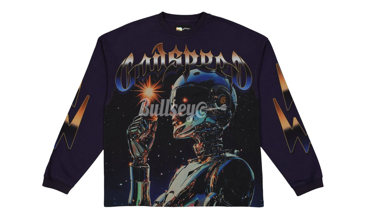 Godspeed Sputnik Navy Longsleeve T-Shirt