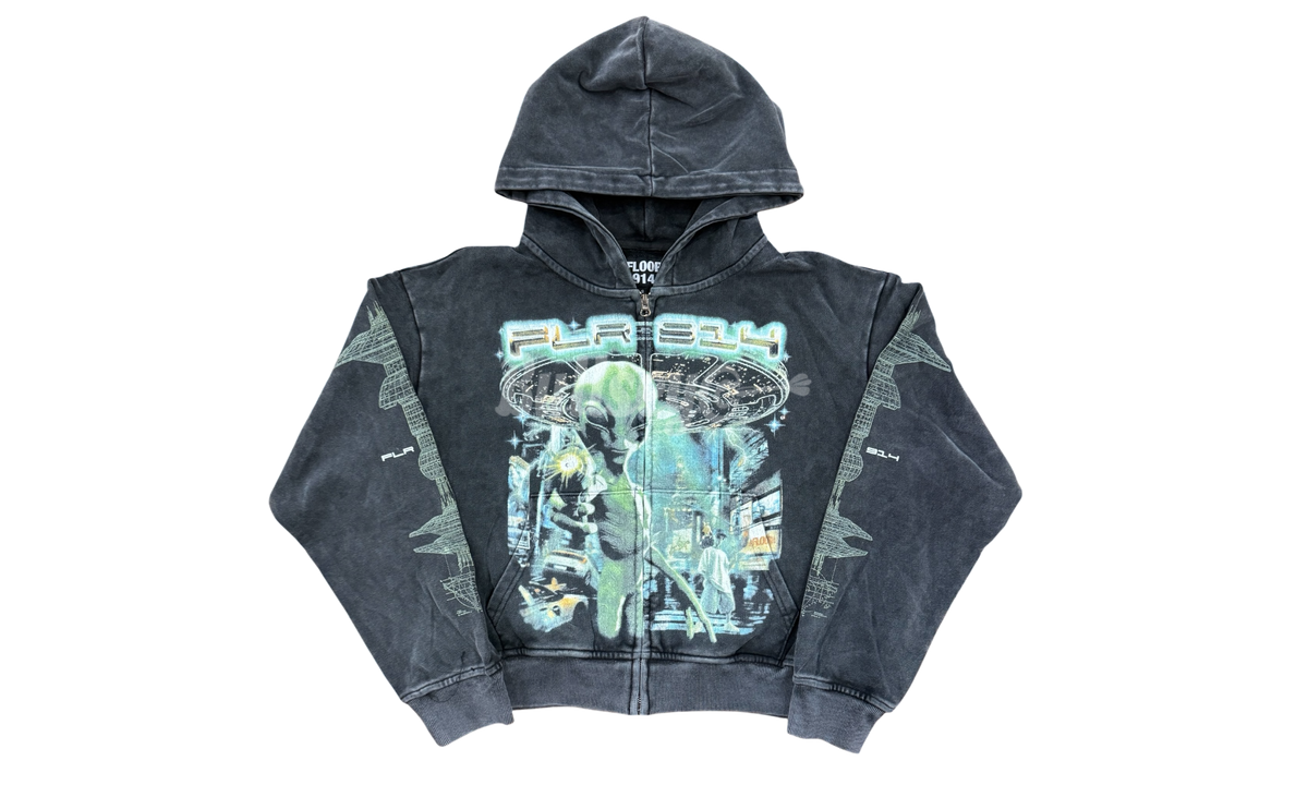 Floor 914 Alien Zip Up Hooide