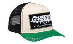 Godspeed E Pluribus Green/White Trucker