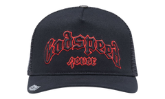 Godspeed Forever Black/Red Trucker Hat