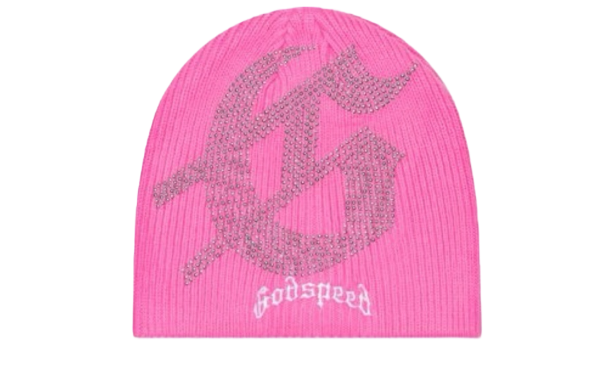 Godspeed Studded Beanie Pink