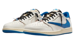 Jordan 1 Retro Low OG SP Fragment x Travis Scott Sail Military Blue