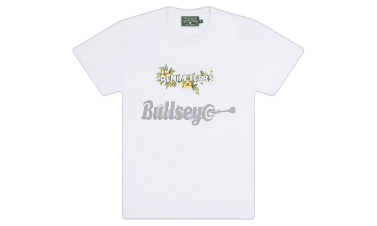 Denim Tears Floral Logo White T-Shirt