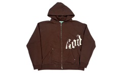 Godspeed OG Logo V2 Hoodie Brown/White