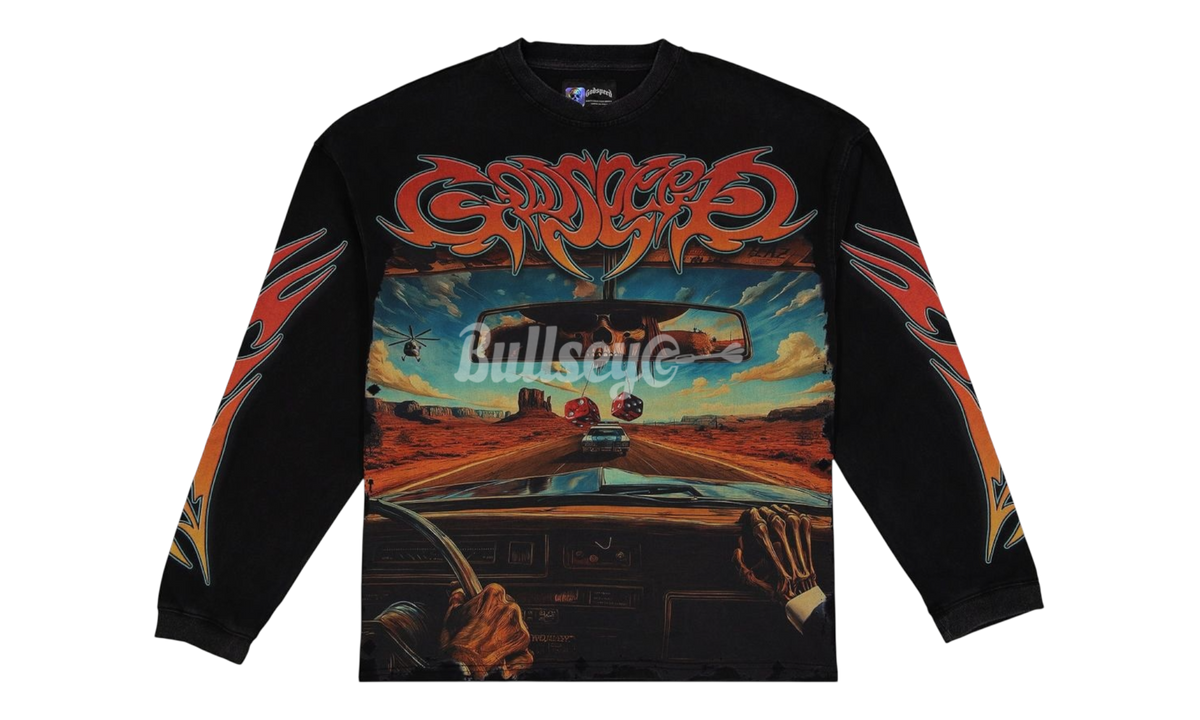 Godspeed On The Run Washed Black Longsleeve T-Shirt