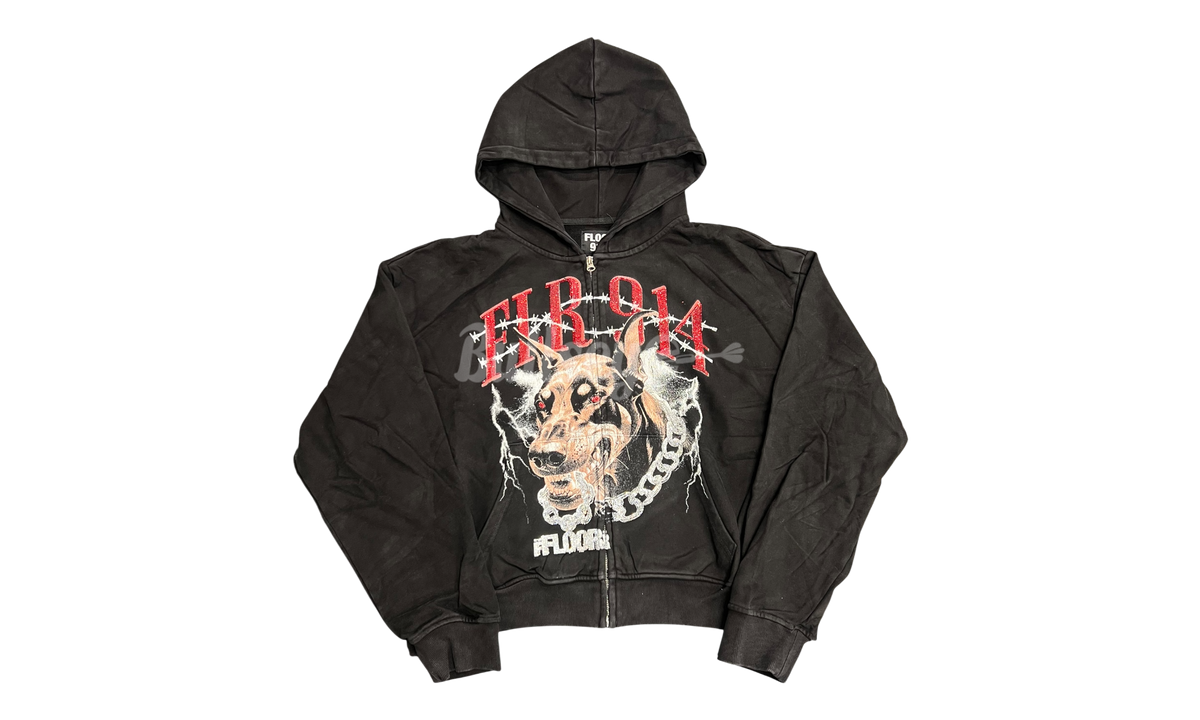 Floor 914 Dog Zip Up Hoodie
