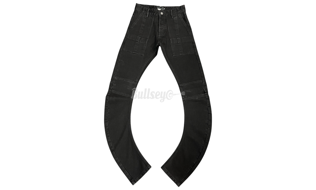 AKINGS Black James Sapphire Stacked Jeans