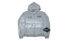 Boredom Kills High Rollers Grey Hoodie